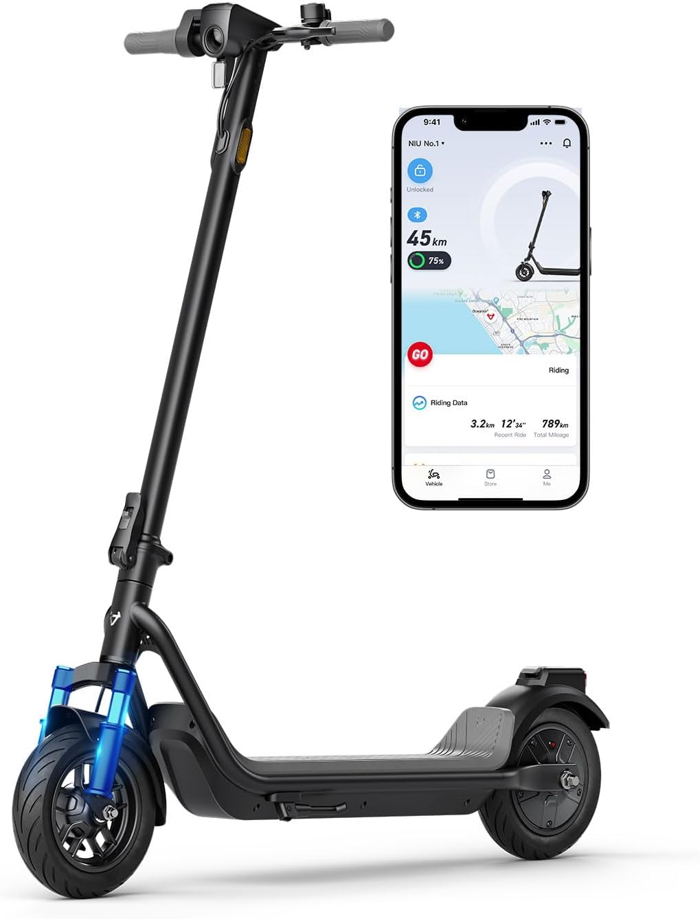 NIU K100F/K300X Electric Scooter Adults - 600W-900W Peak Power