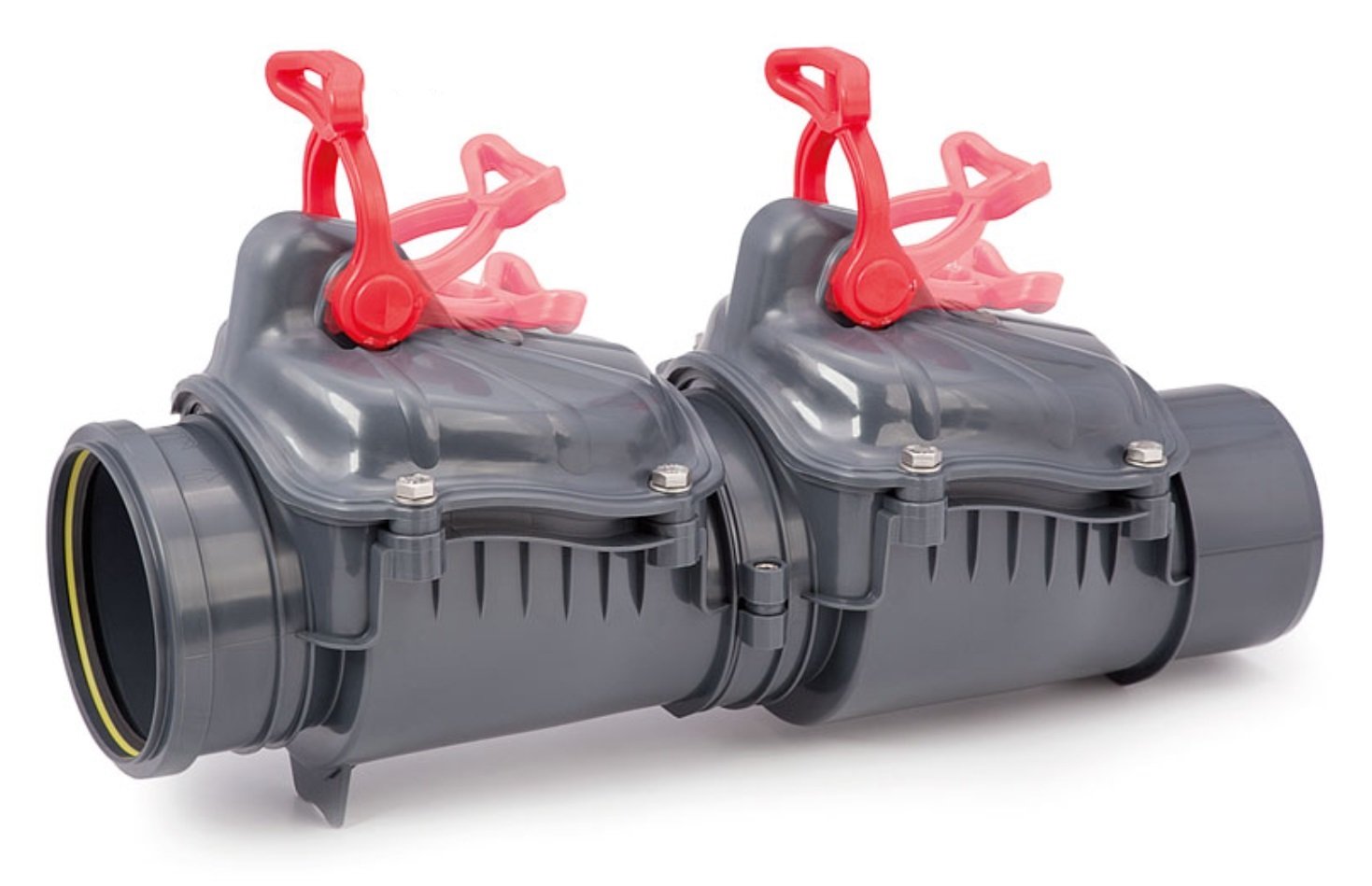 Doble Cierre Válvula antirretorno rückstau Diámetro 110 160 mm Válvula antirretorno HT kg Tubo Válvula de bloqueo Aguas Residuales Tubo de ventilación