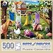 Bits and Pieces - 500 Piece Jigsaw Puzzle for Adults - Fashion Show - 500 pc Farm Animals Jigsaw by Artist Brook Faulder