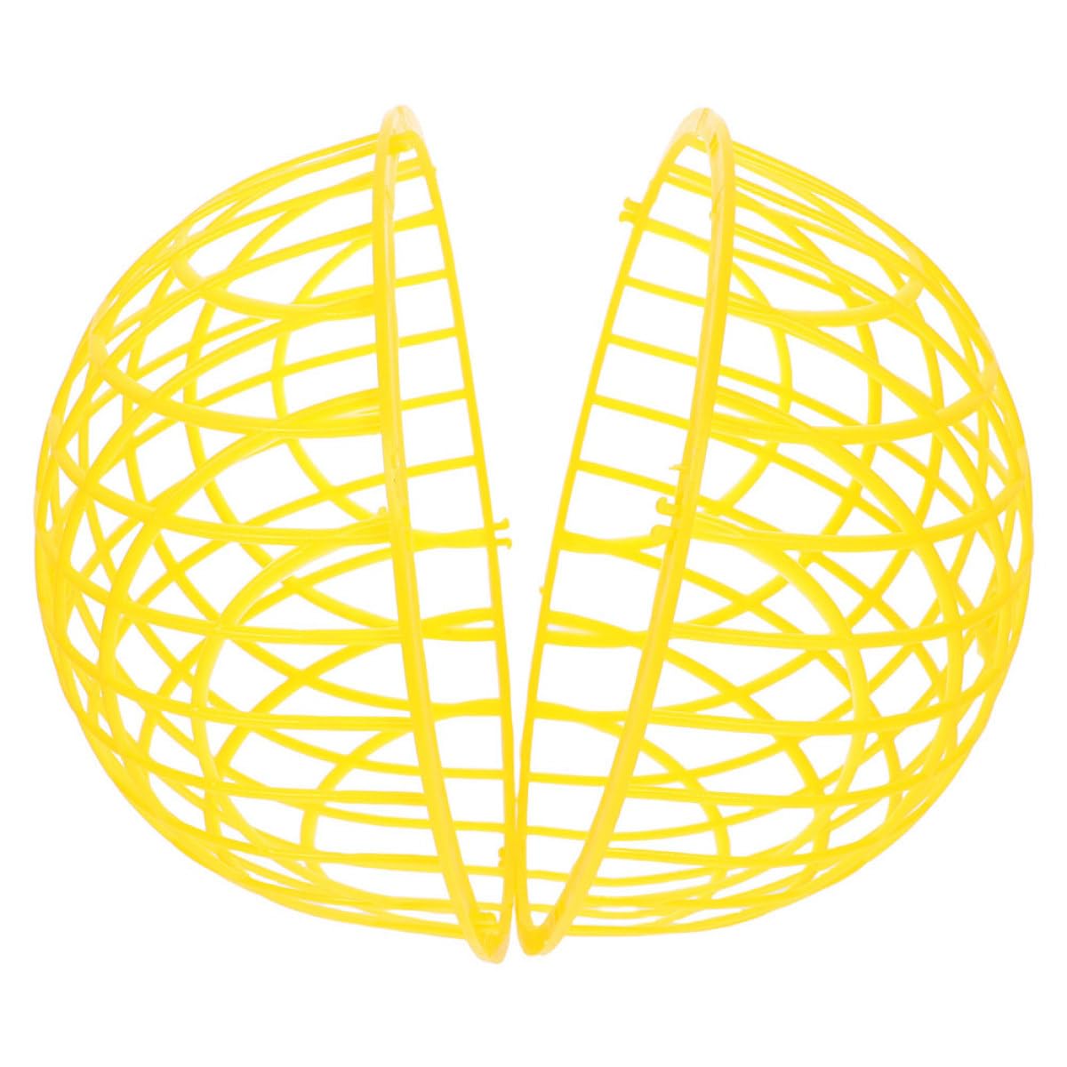 Poulailler roulant en plastique jaune 30 cm KOMBIUDA