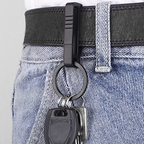 Tisur Car Keychain Clip, Titanium Key Holder With Detachable Key Chain Ring For Duty Belt, Gifts For Men Women, Bk1 Promotion #TOP6