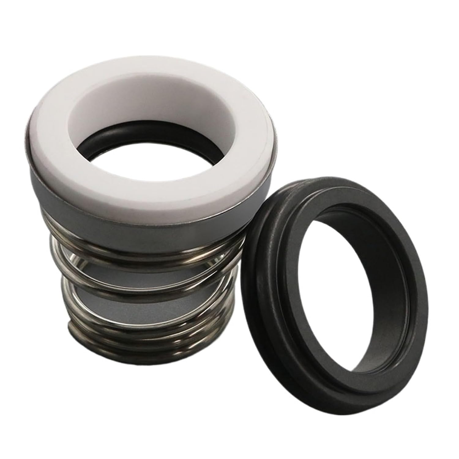 1pcs 155 Series Fit 10-24mm 25-40mm CE-CA-NBR Mechanical Shaft Seal with Single Coil Spring for Circulation Water Pump(20mm)