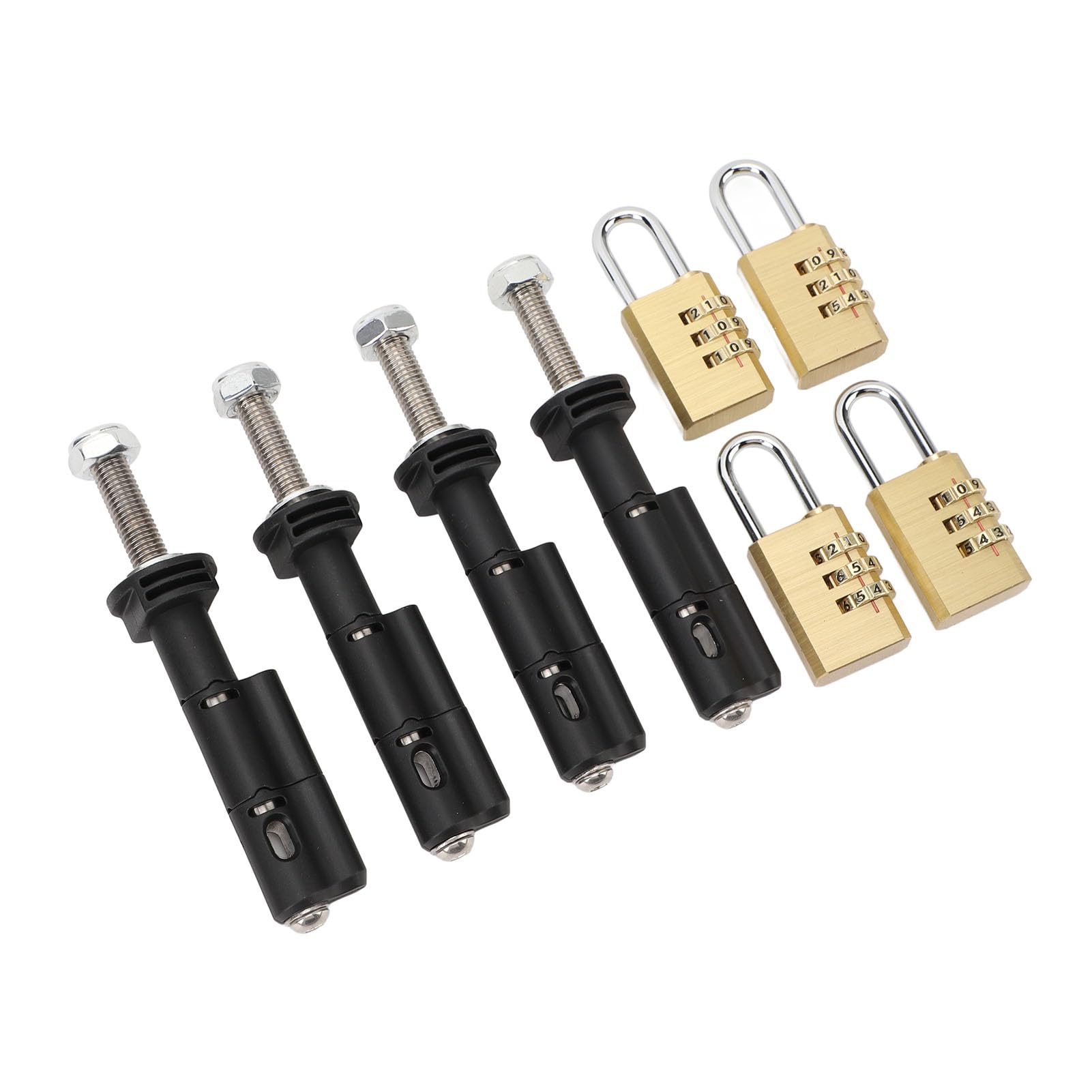 Traction Board Mounting Pin Set Traction Board Mounting Pin Kit For locking against theft Fits MaxTrax MKII Recovery Traction Boards (With Password Lock)