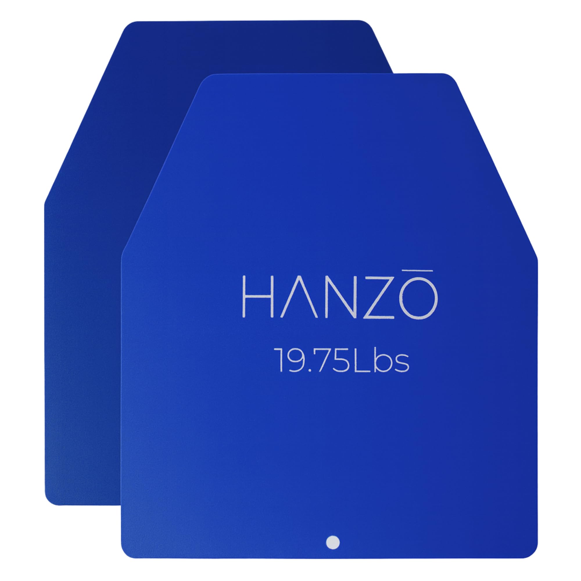HANZO Weighted Vest Plates 17 5 lbs 29 lbs or 39 5 lbs Pair Powder-Coated Steel Plates for