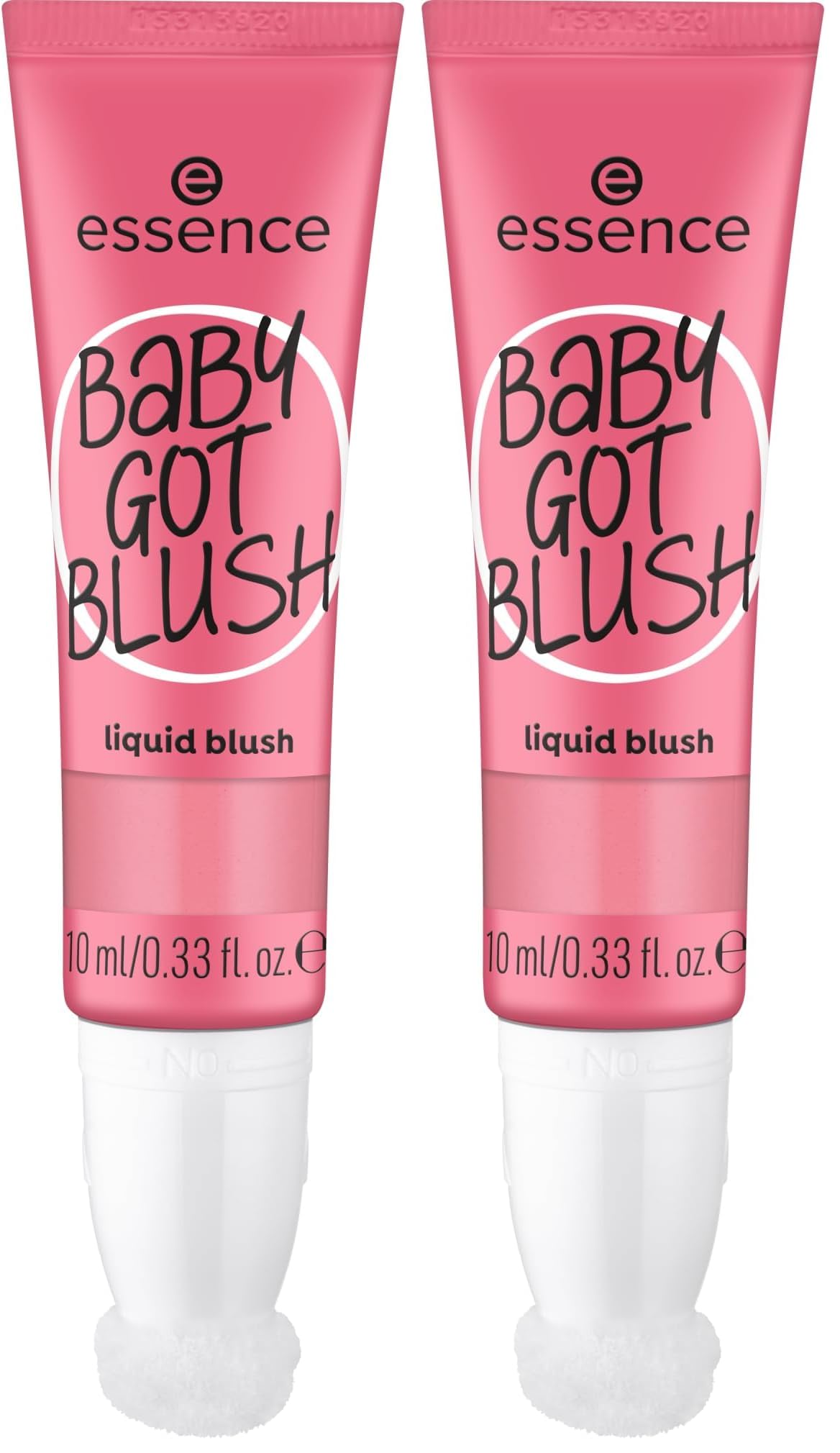 Essence Baby GOT BLUSH - Fard liquido, n. 10, colore rosa, risultato espresso, ad asciugatura rapida, naturale, vegano, privo di parabeni e di particelle di microplastica, confezione da 20 ml