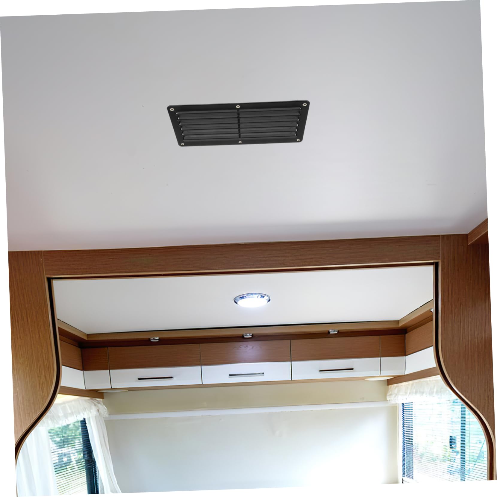 Alipis Grille De Ventilation Rectangulaire, Sortie D'air Pour Bateau Et Yacht, Couvercle De Ventilation En Plastique Pour Voiture Et Camping-car