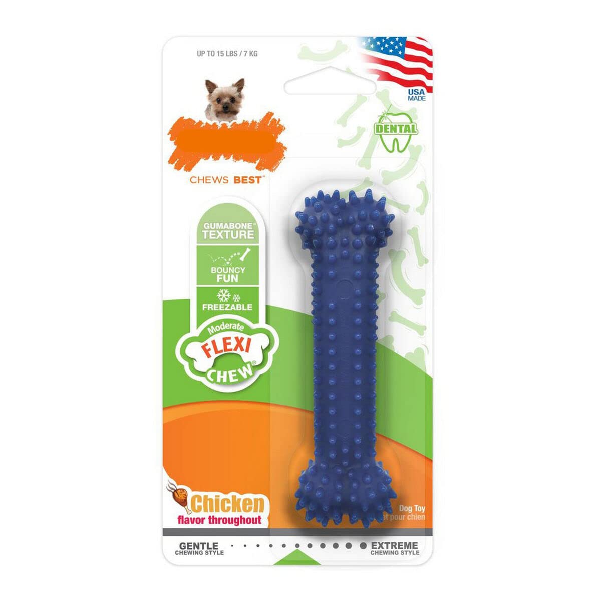 Nylabone Corp - Bone - Dental Chew Bone Regular - NX934P-NX934