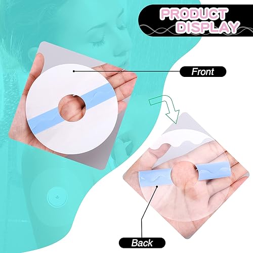 Miniatura 2 de 60 parches adhesivos transparentes impermeables para ducha, protectores de sensor CGM, cinta adhesiva transparente precortada con agujero para