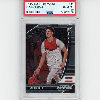 Amazon.com: Graded 2020-21 Panini Prizm LaMelo Ball #43 Rookie RC