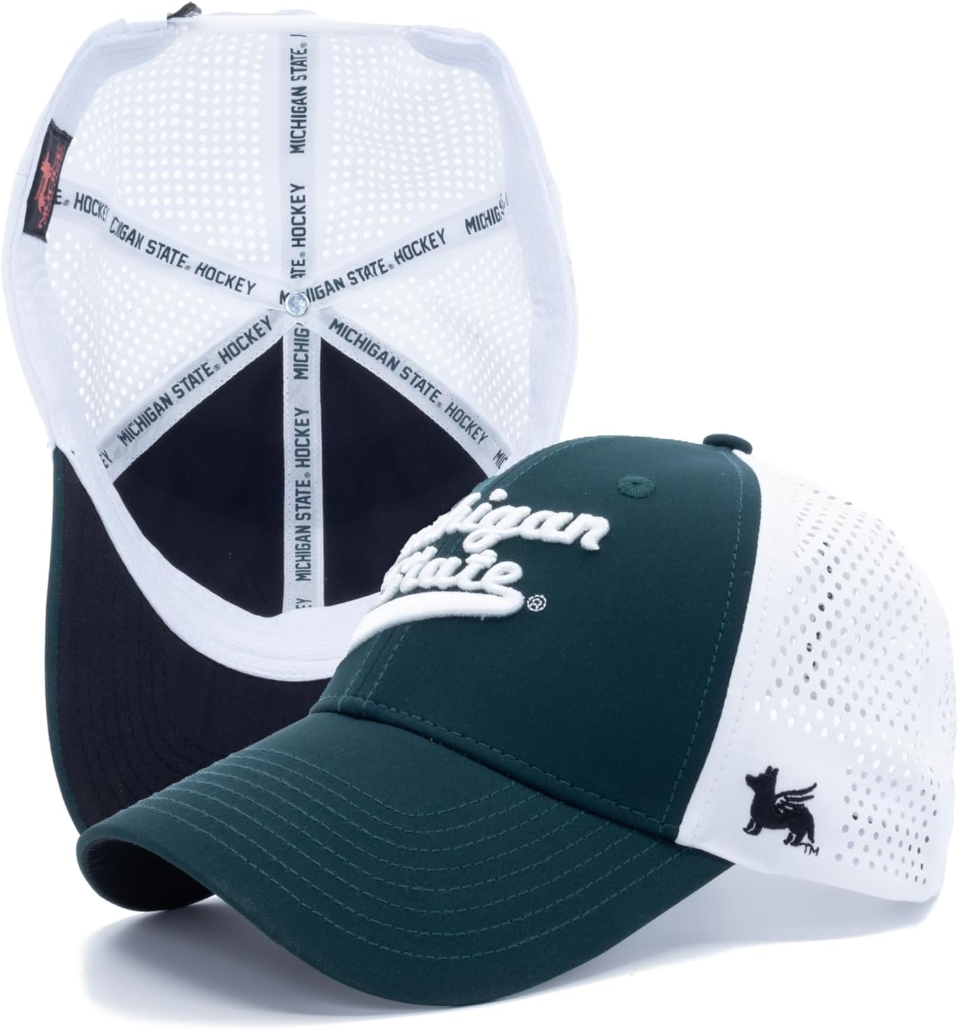 Nudge Printing Collegiate Performance Hat with Adustable Snap Closure