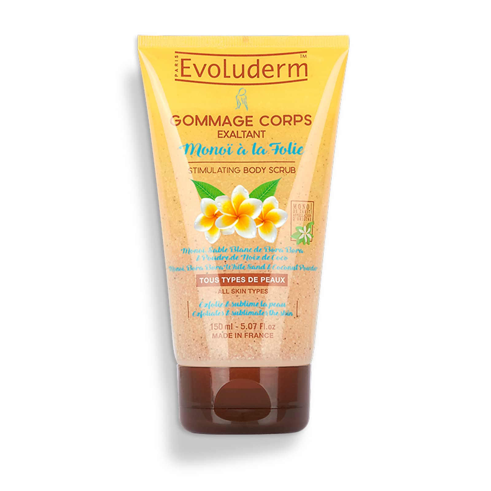 Stimulating Body Scrub Monoi & Coconut Powder - All Skin Types 150 ml