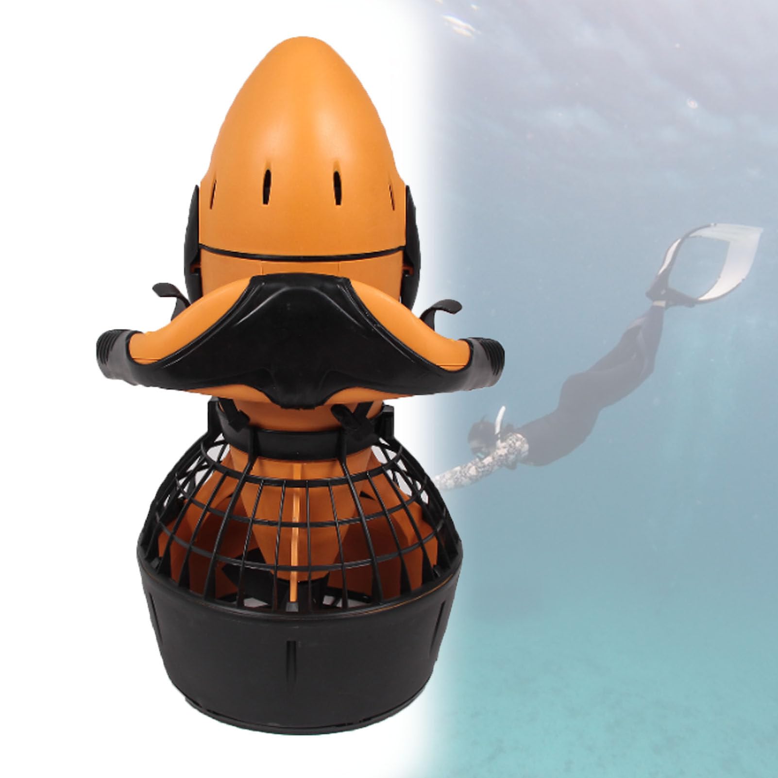 Zowdrix 500W Underwater Sea Scooter Water Propeller, 25M Depth Capability, Extended 60-Min Battery Life for Snorkelers, Swimmers, and Scuba Divers