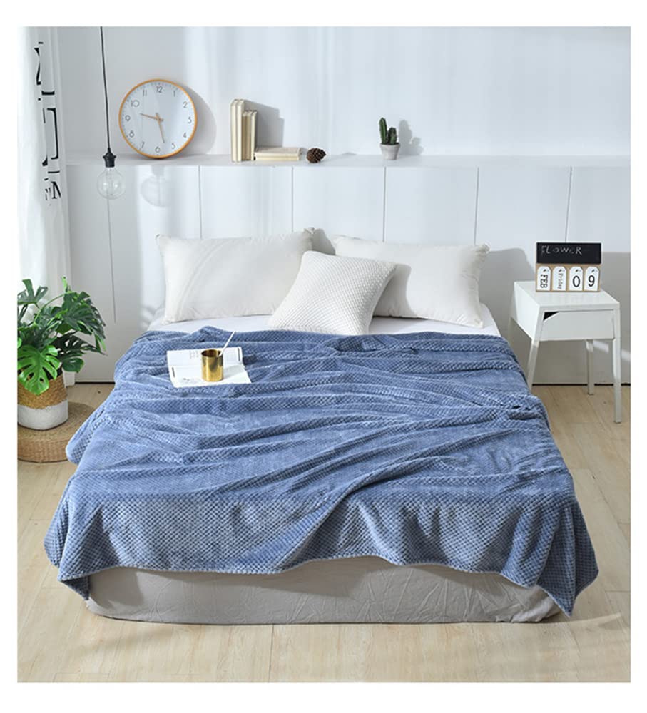Wyjhnlbedc Blue Bedspread/Bed Throw, Sofa Throw Blanket