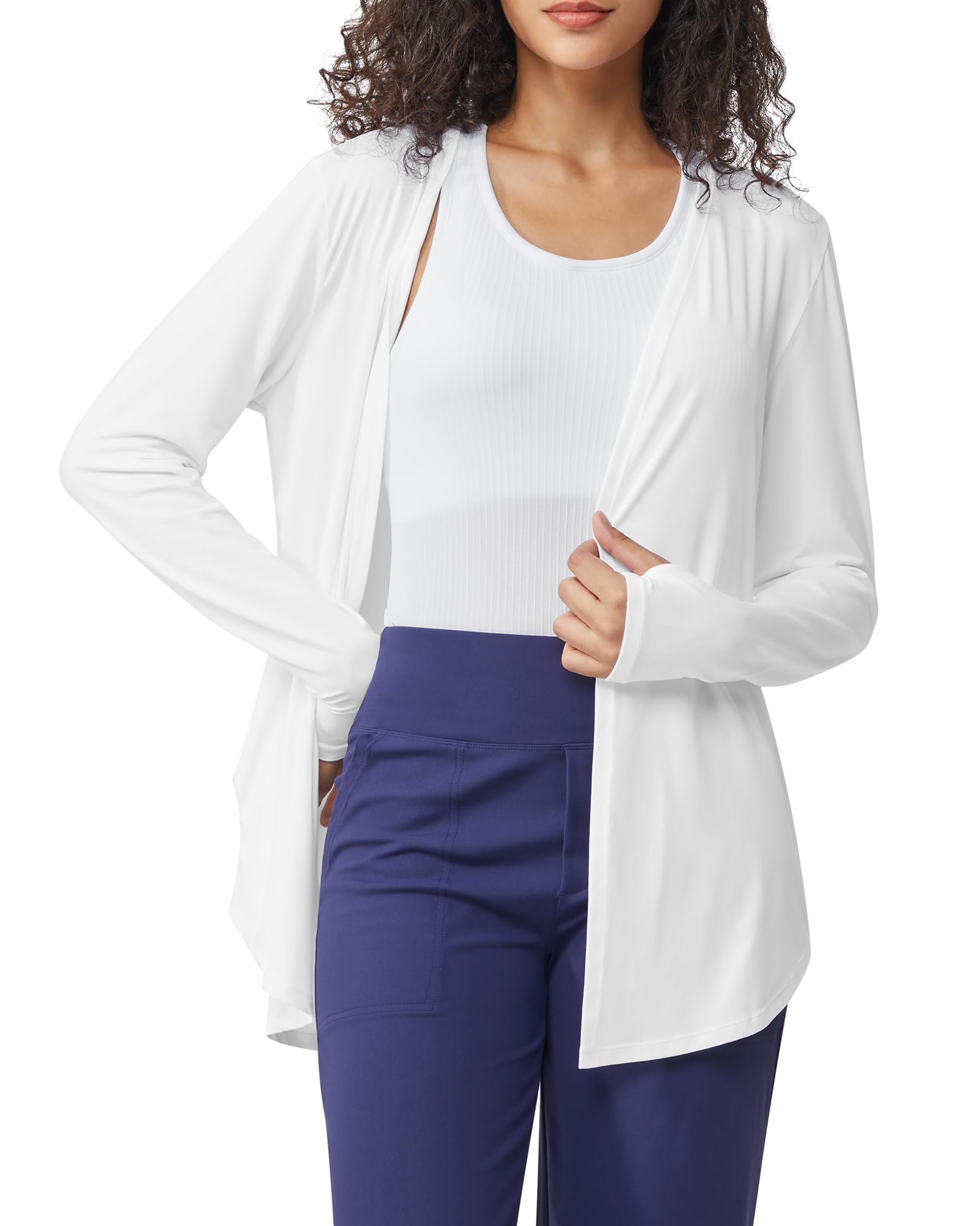 G4FreeLightweight Cardigans for Women UPF 50+ Long Sleeve Sun Shirts Open Front Summer Cover Ups UV Protection