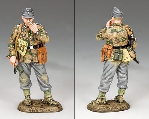 King & Country Toy Soldiers WW2 Ejército Alemán WS326 Smoke Break 130 Escala Peltre