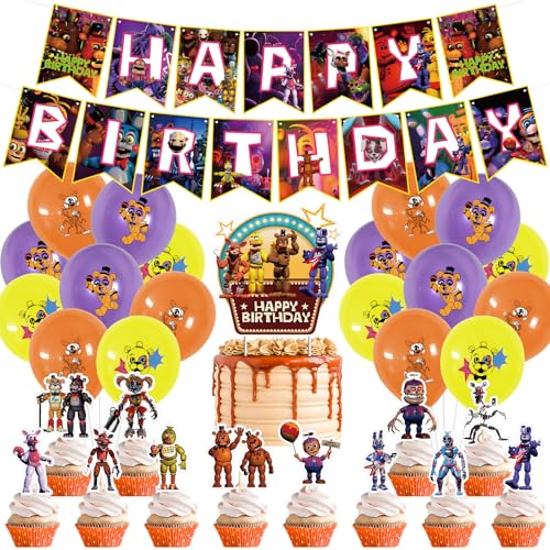 Fnaf Birthday Party Supplies