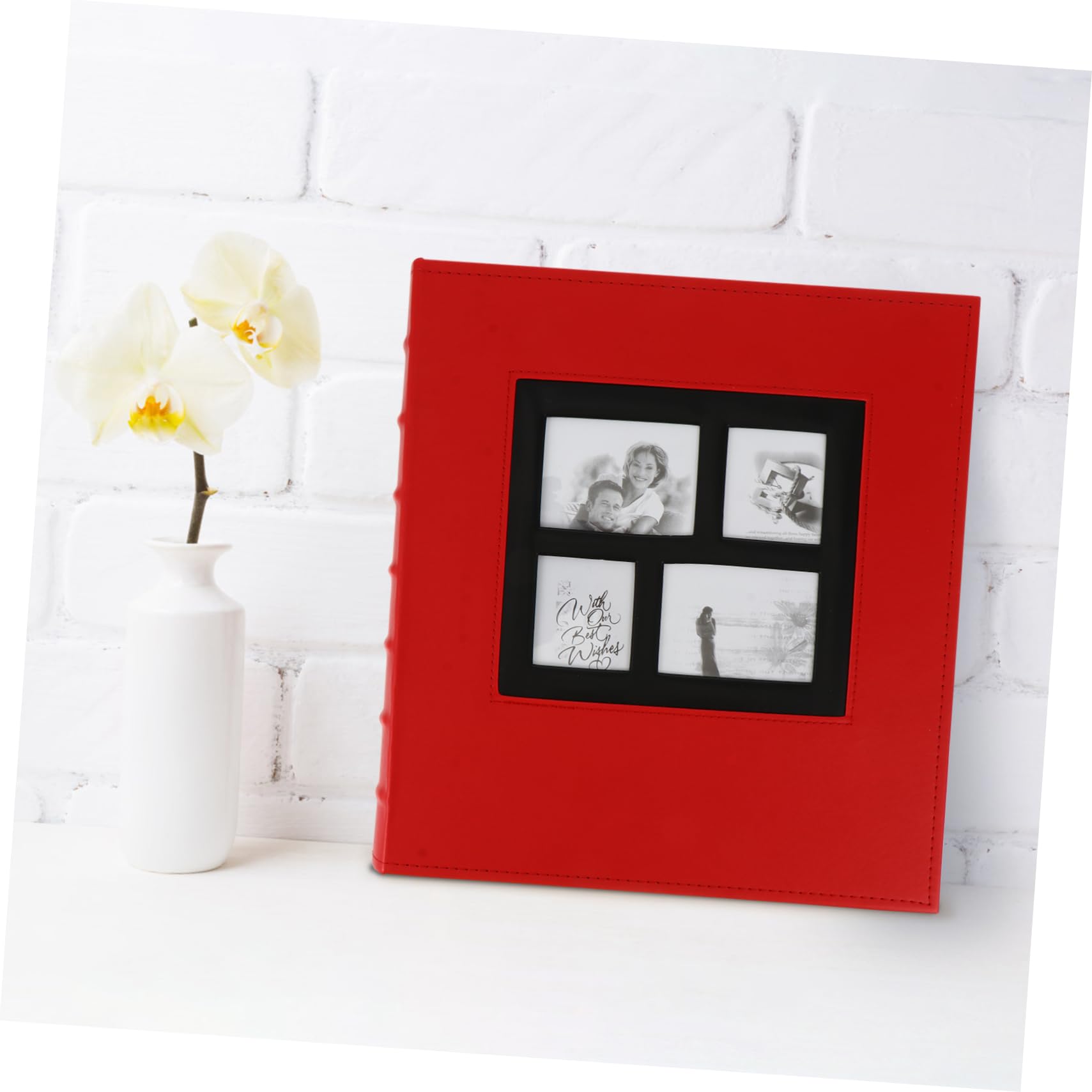 Cabilock Álbum de Fotos de Gran Capacidad Álbum Hecho Mano Páginas de Seis para Organizar Recuerdos Familiares Hogar