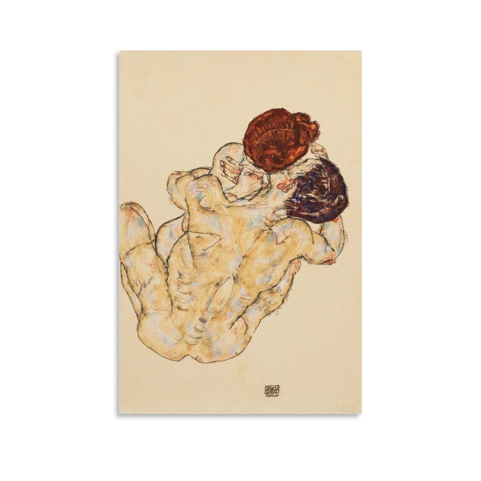 LuxHomeDecor Quadri Famosi 8 Pezzi 40x30 cm Stampa su Tela con Telaio in Legno Van Gogh