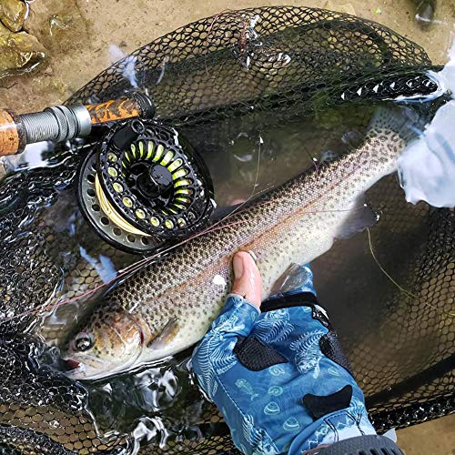 Riverruns Upf 50+ Fingerless Fishing Gloves- Fishing Sun Gloves- Uv Protection Gloves Men And Women Fishing, Boating, Kayaking, Hiking, Running, Cycling And Driving. #TOP4