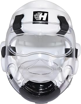 Taekwondo Headgear Karate Headgear with Removable mask for Sparring Partner Muay Thai Taekwondo Karate MMA Training Youth Adults