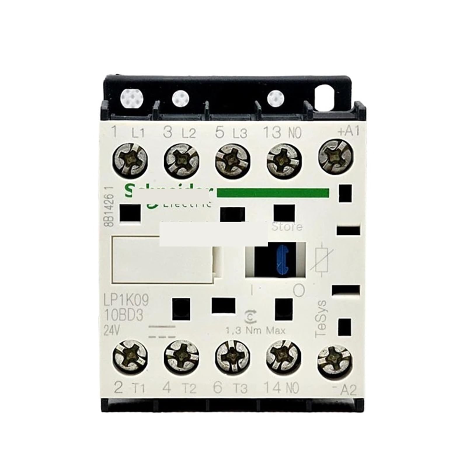 Contacteur LP1K0910BD3 24V CC avec diode de suppression intégrée 9A - 3