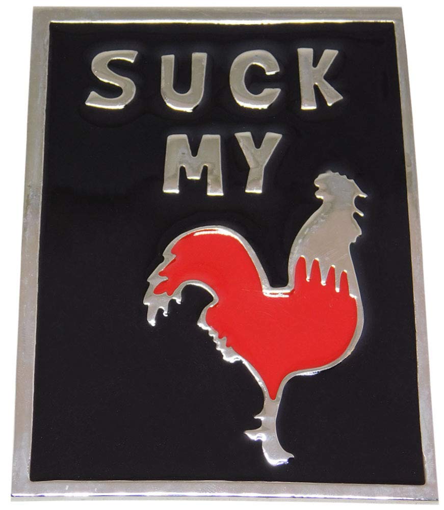 Trade Winds Suck My Cock Chicken Rooster 2-7/8