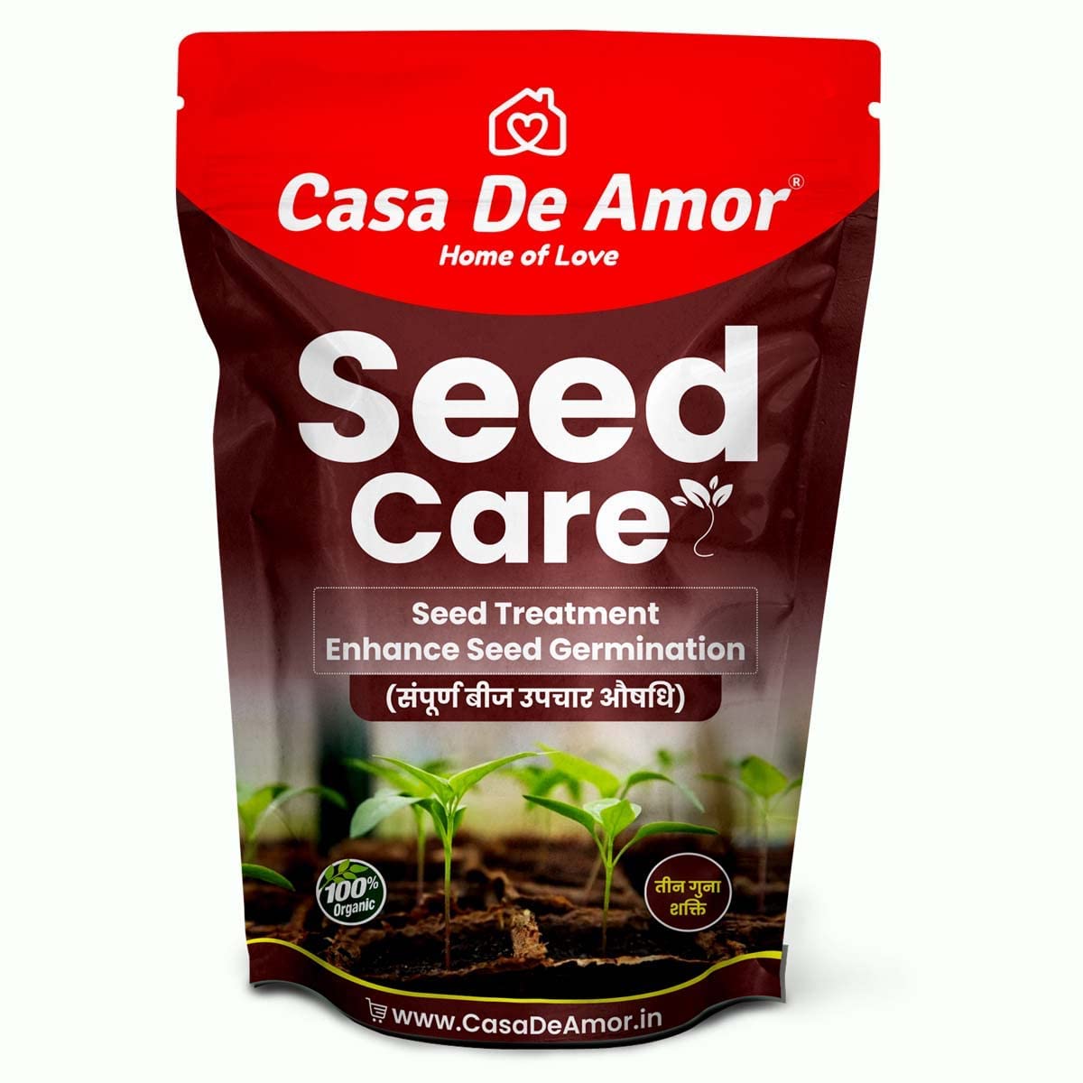 Seed Care, Essential Complete Seed Treatment Before Sowing, Increases Germination, Stronger Seedlings 200gm