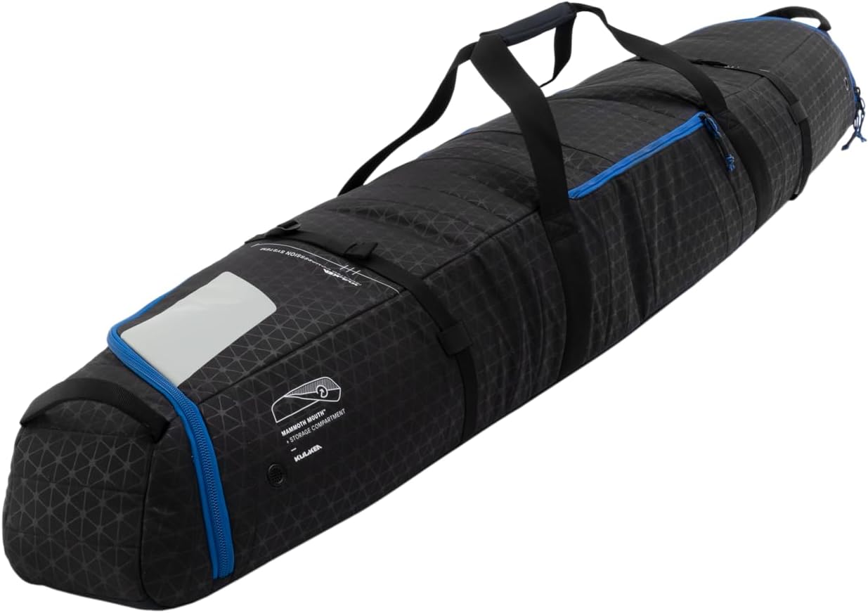 KULKEA Kantaja™ Ski Sleeve - 170-190cm Ski Bag with Padded Carry Handles - Ultra Durable, Water Resistant Gear Storage