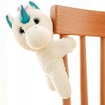 Unicorn Slap Bracelets Wrist Hugger Gift- Stuffed Animals Huggable Plush Toy for Kids and Teens, Toddler Bed and Stroller Toys, Pink,8.5"