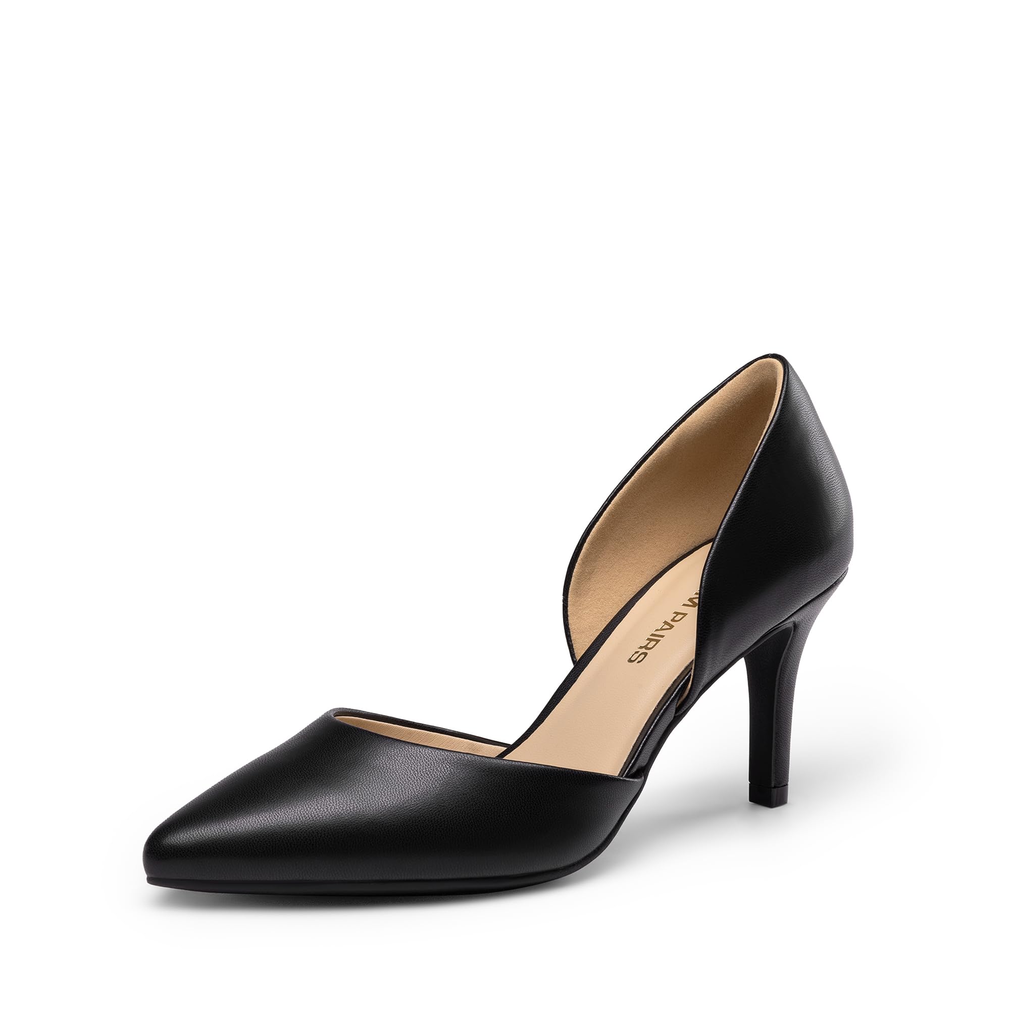 DREAM PAIRS Pumps High Heel mit Stiletto-Absatz | Geschlossener Spitze und D'Orsay-Schnitt elegante Slip on Schuhe Brautschuhe für Damen