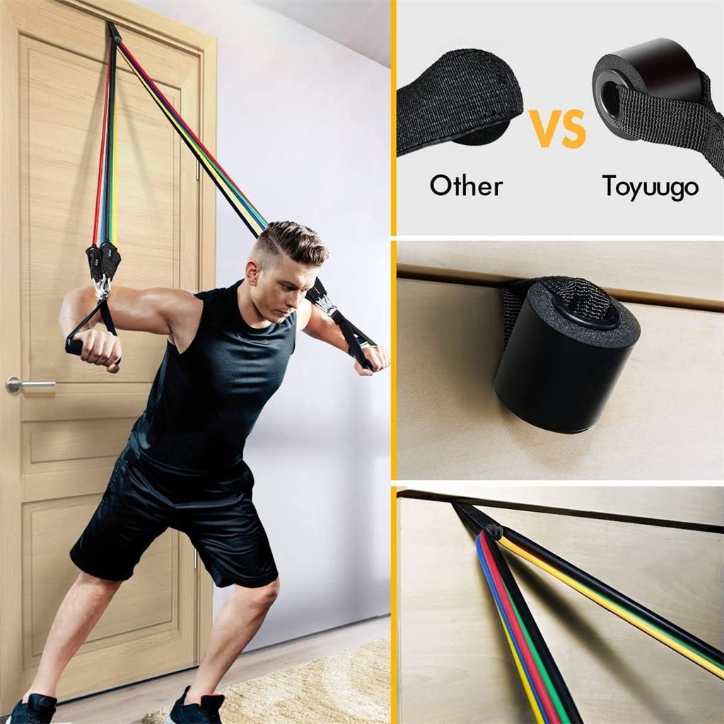 Juego de bandas de resistencia, banda de ejercicio, accesorios portátiles para gjercicio, accesorios portátiles para gimnasio en casa, entrenamiento de goma elástica para fitness profesional