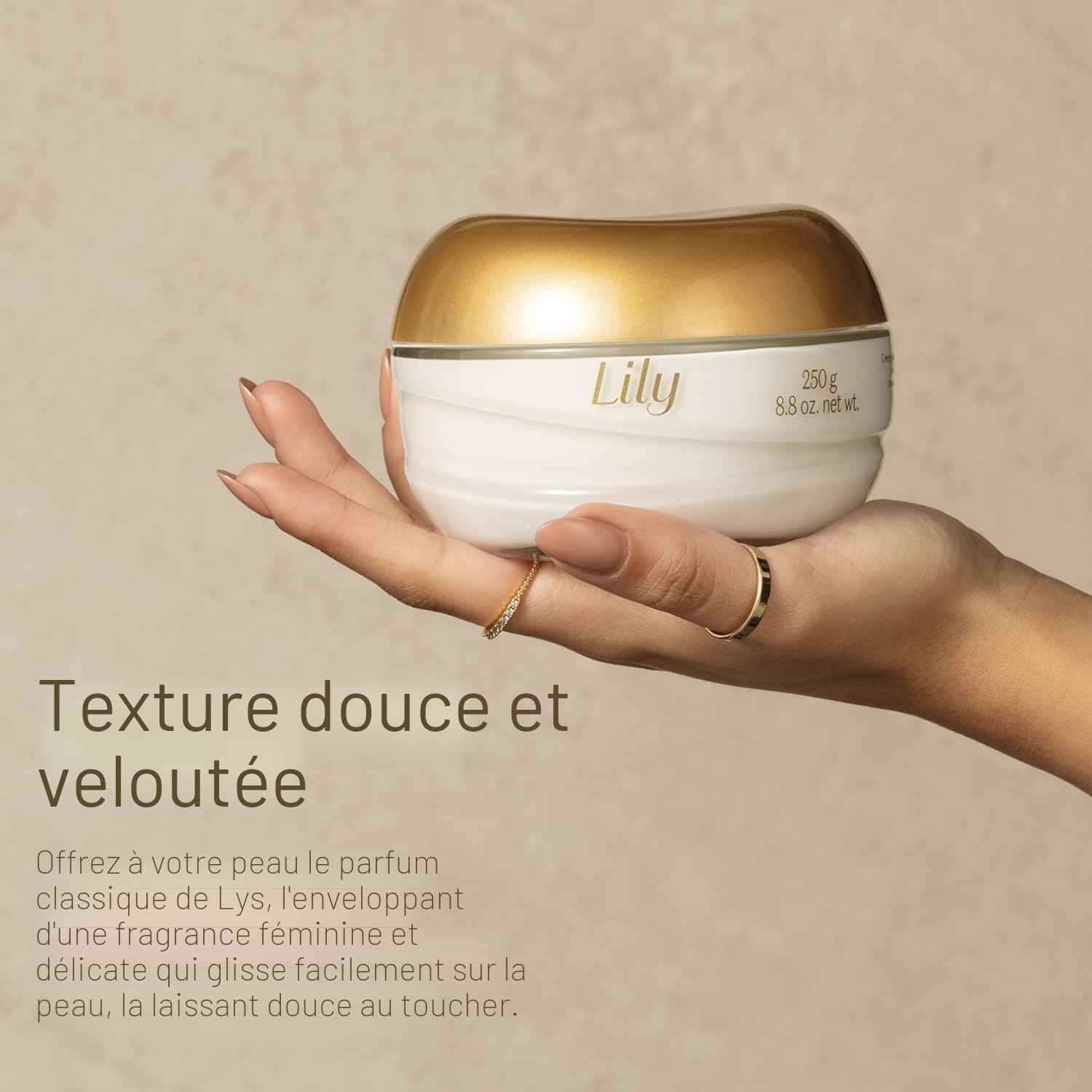O Boticário Lily Set cadeau, parfum et soins de la peau avec 3 produits, crème hydratante pour le corps 250 g, huile de corps parfumée 150 ml et Eau de Parfum EDP 75 ml