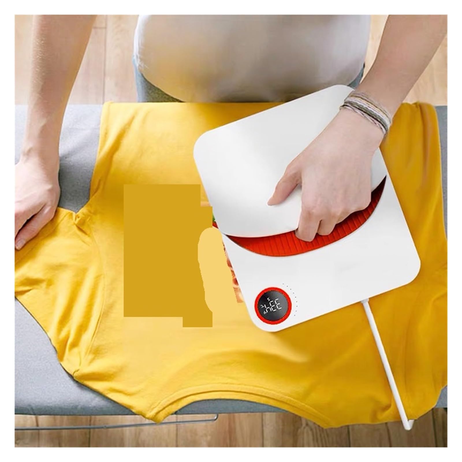 Máquina de Transferencia de Calor portátil, Prensa pequeña for estampación en Caliente de Ropa, 1 Unidad(F0607)