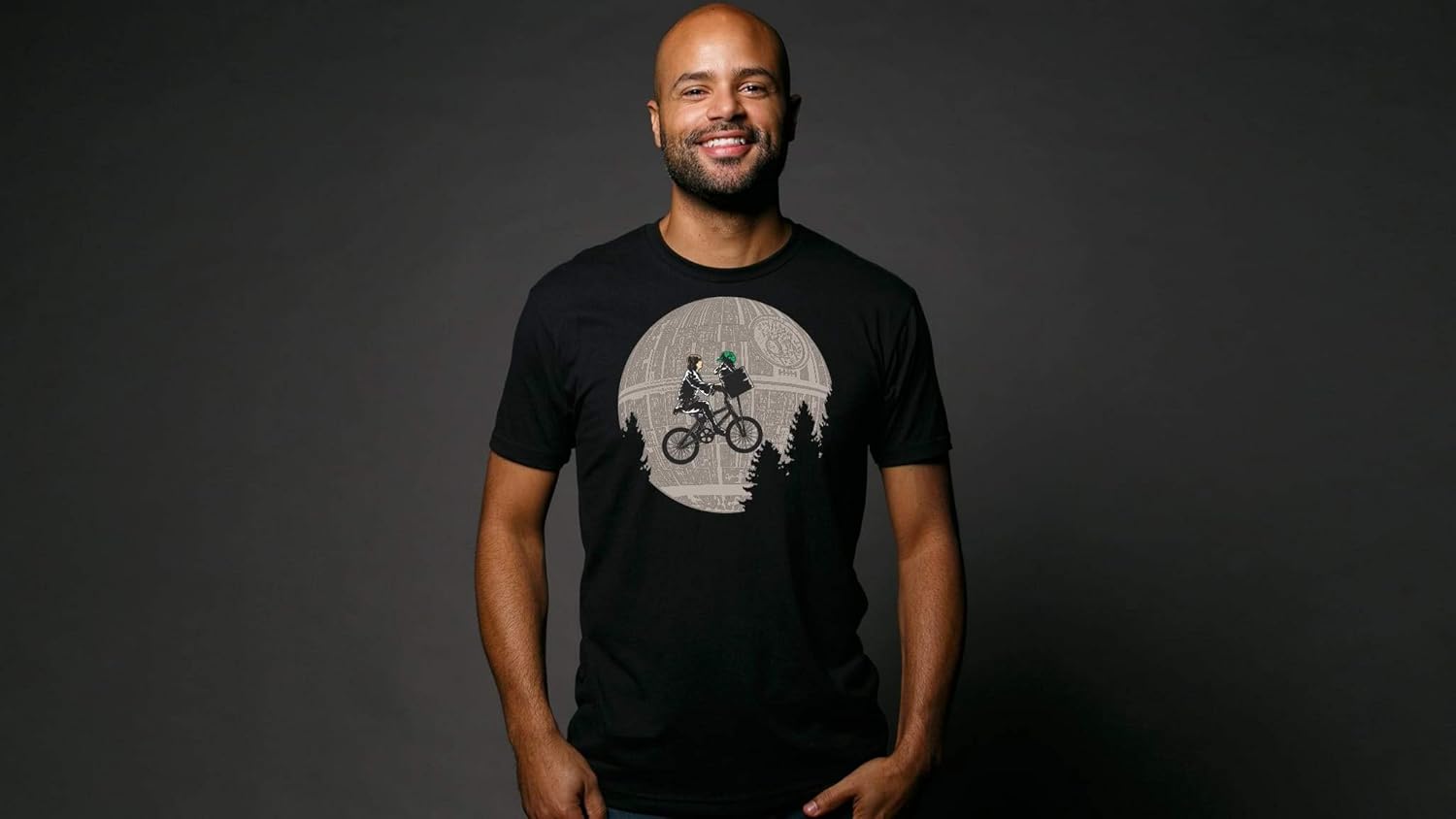 theCHIVE ET and The Force Mashup T-Shirt Death Star Scene Retro 80s Movie Tee