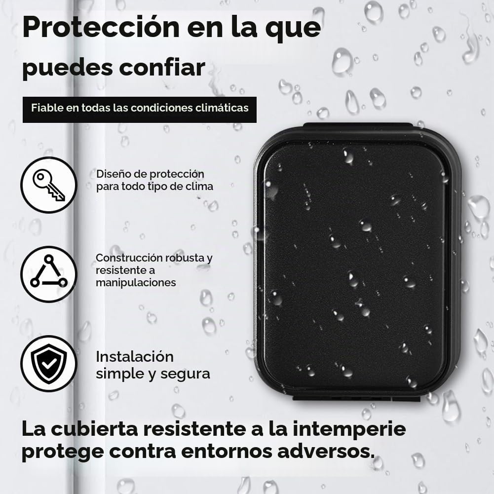 Smart Connected - Caja fuerte para llaves con Bluetooth, compatible con aplicación TTLock y código PIN, caja fuerte digital para llaves, caja fuerte para llaves, caja de seguridad inteligente, para