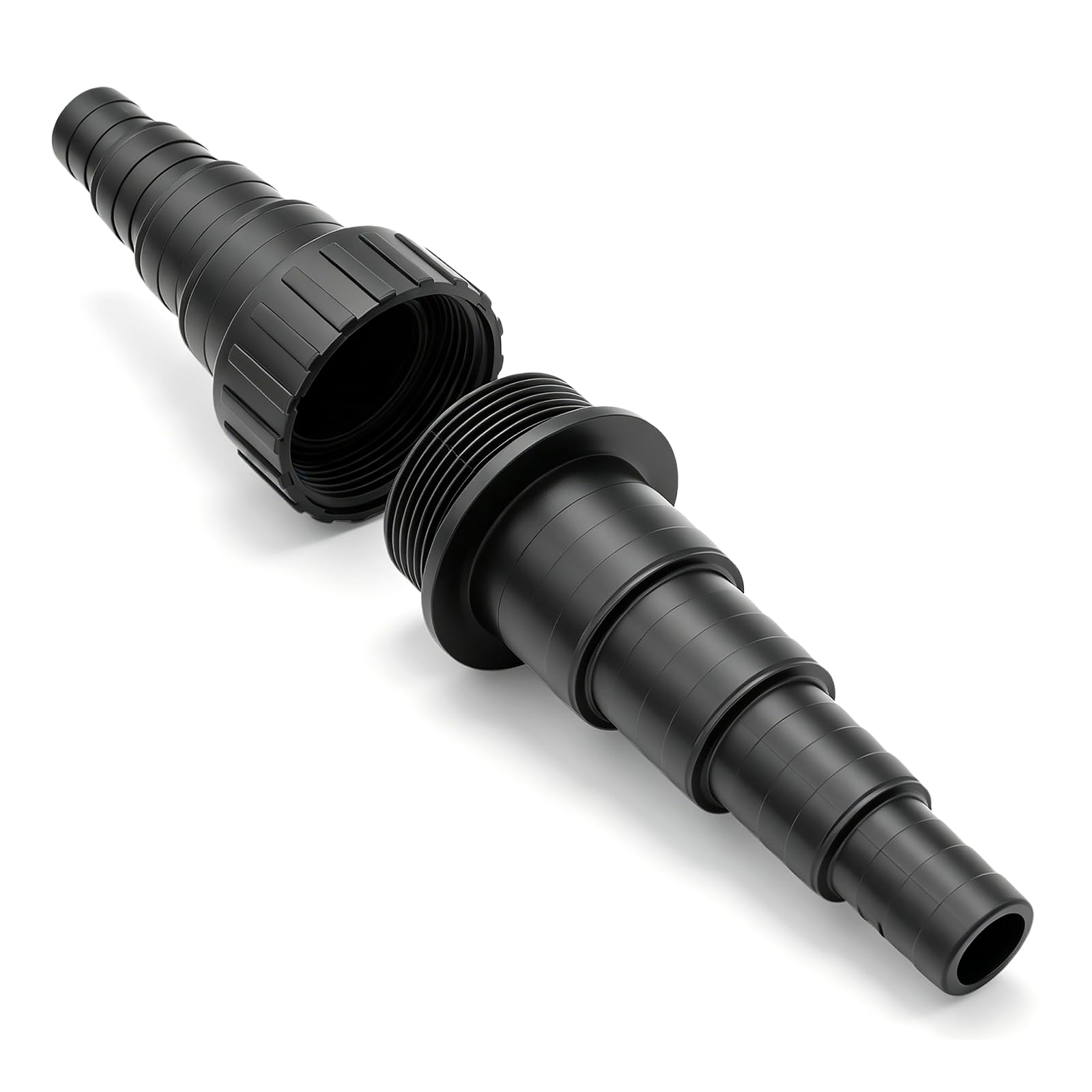 Piuluvor® Hose Connector 20/25/32/38 mm, Hose Coupling on Both Sides High-Quality Plastic Hose Connection Reduction Connection for Gardens, Pools, Ponds