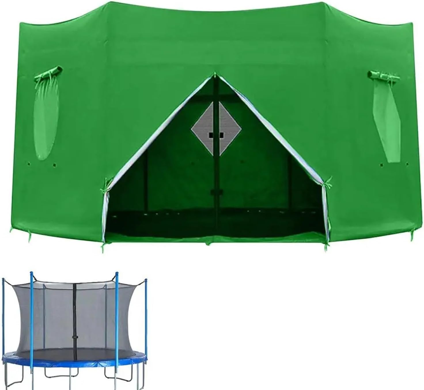 Outdoor Trampoline Tent Cover - Breathable Sunshade Canopy, Multipurpose Protective Cover for Trampolines - Ideal for Sun Protection and Weather Resistance