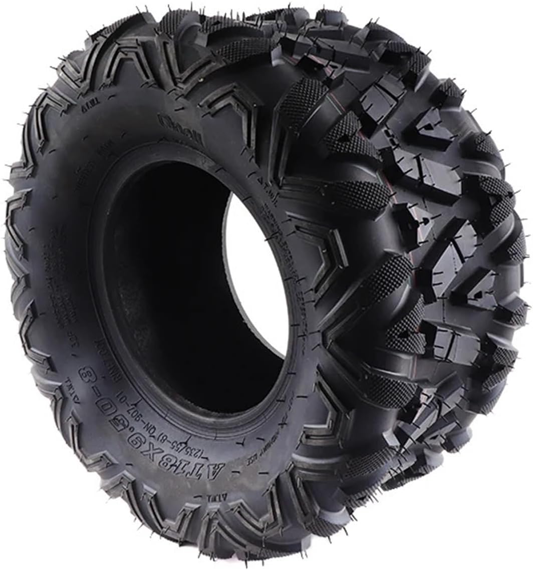 2 PC 8 Inch Off-road Tubeless Tires Front 19x7.00-8 Rear 18x9.50-8 Vacuum Tyre For ATV UTV Quad Go Kart Buggy Utility Cart Parts(2 pcs Rear)