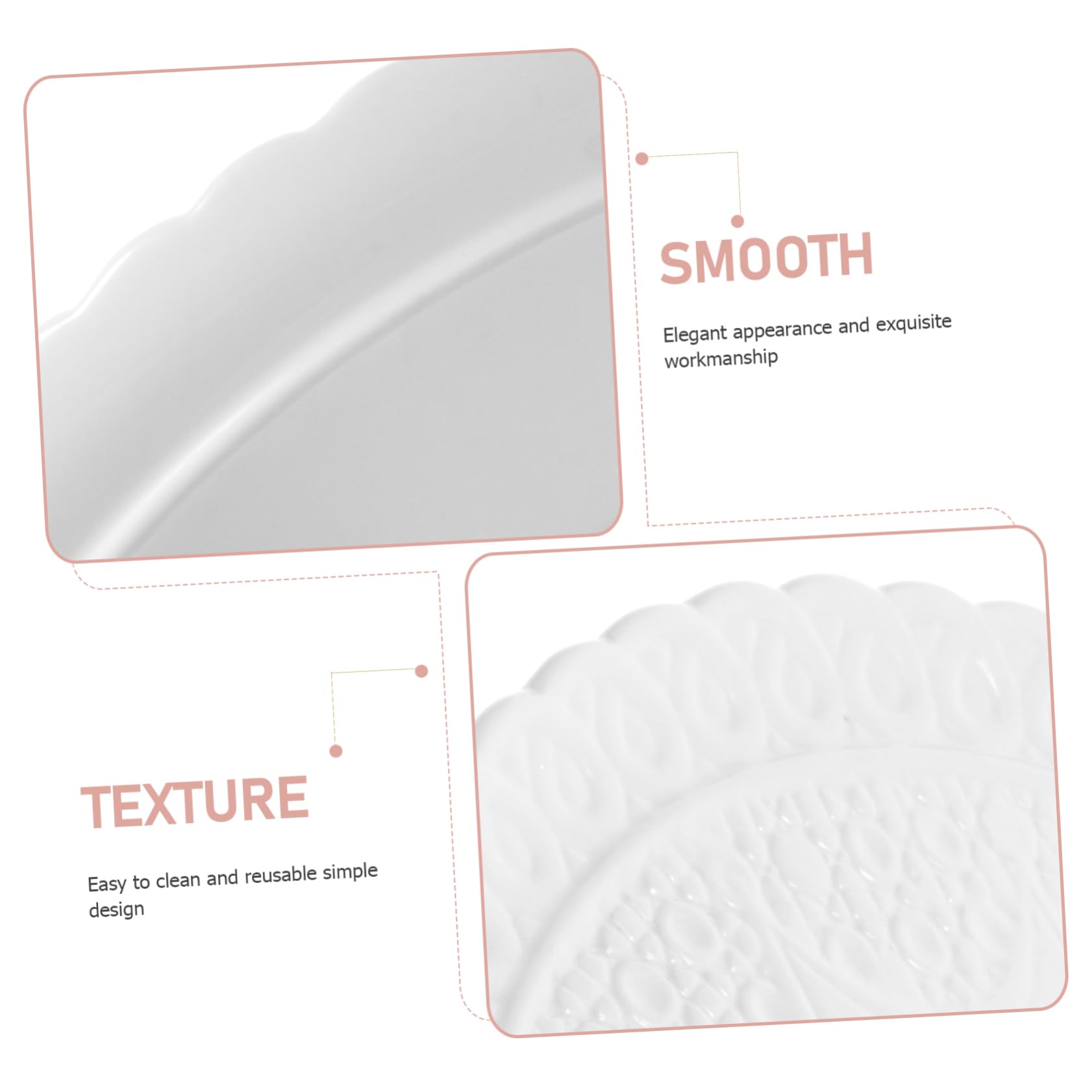 COLLBATH Alzatina per Torta in Ceramica Bianca, Vassoio Alto per Dolci | Design Semplice e Creativo, Resistente All’usura, per Servizio Tavola in Ristoranti e Cucine