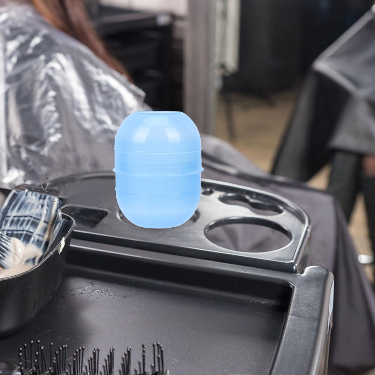 Hair Dye Shaker Cup with Scale 4.33X3.34 Inch Transparent Hair Color Mixing Bowl for Accurate Salon and Home Use Easy Tint Mixing Tool