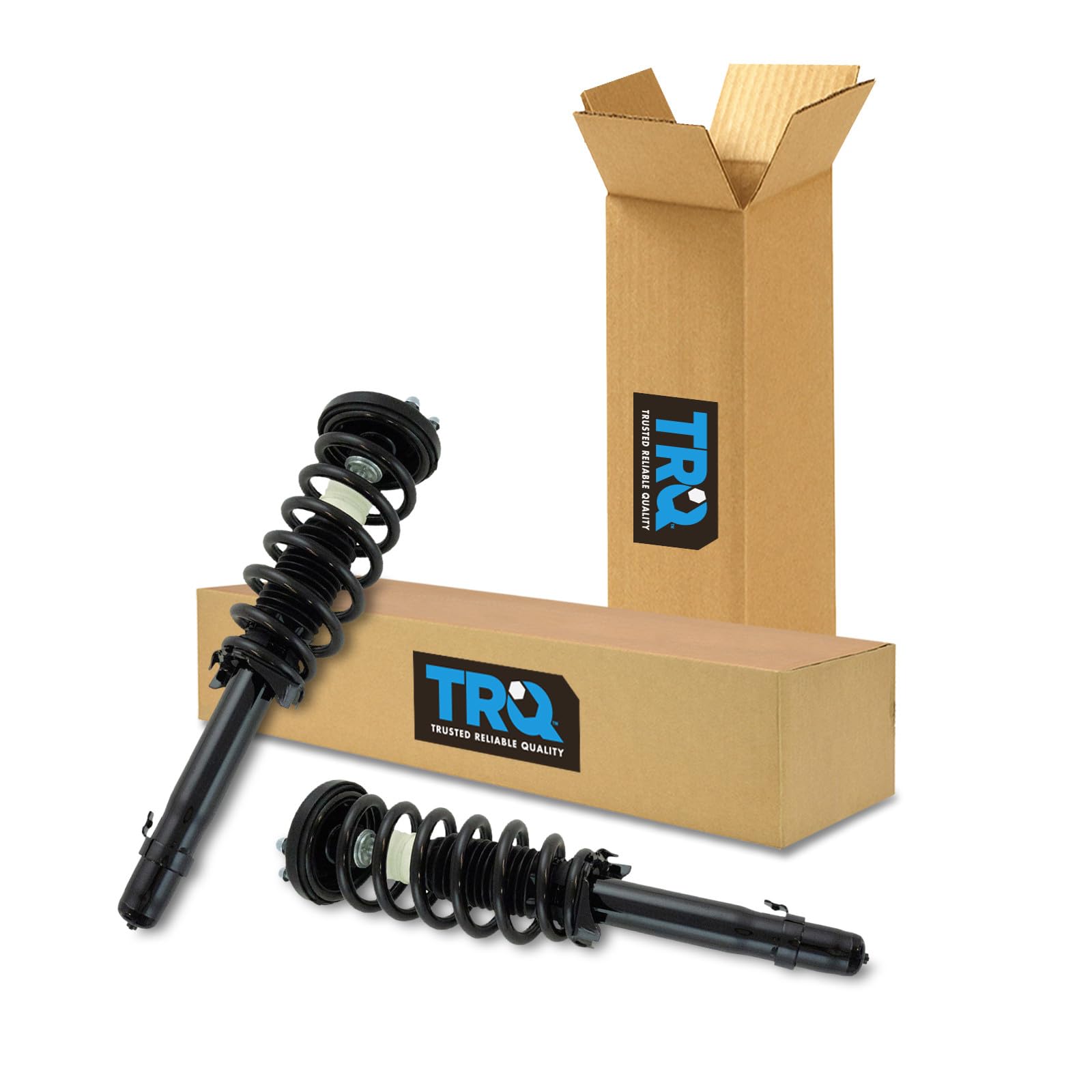 TRQ Front LH &amp; RH Strut &amp; Spring Assy Set Pre-Assembled