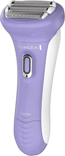 Depiladora eléctrica recargable Remington WDF5030 para dama, para depilación en seco y sobre la piel húmeda, color morado y blanco, PúrpuraBlanco