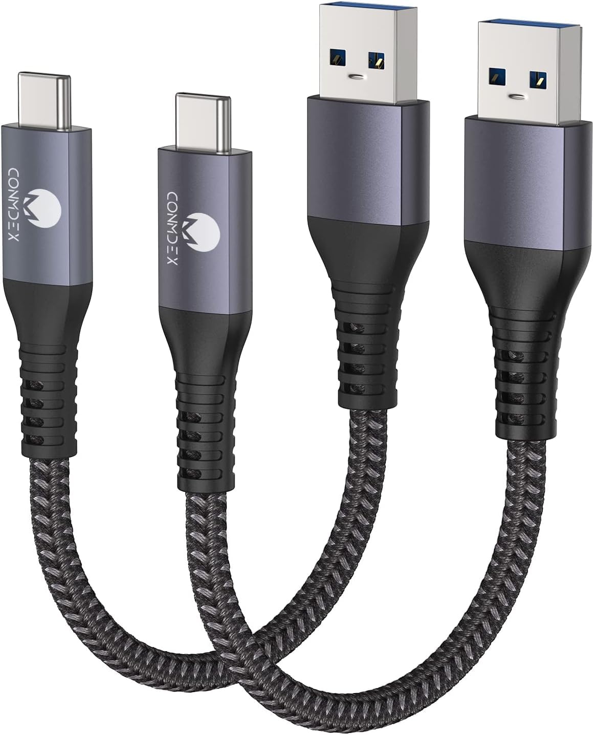 Amazon.com: CONMDEX USB A to USB C 10Gbps (1ft, 2-Pack) USB 3.1