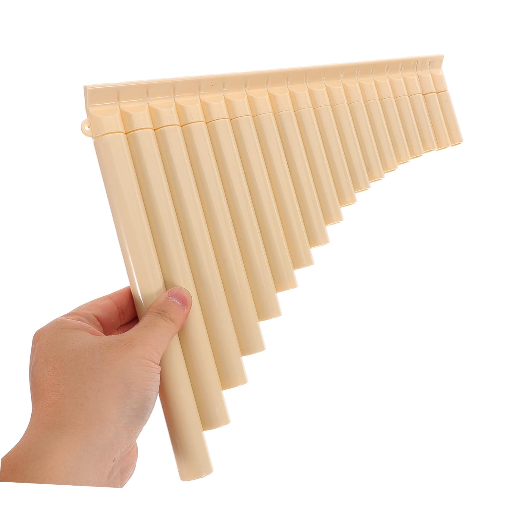BESTonZON Flauto di Pan in Plastica Abs 18 Tubi Leggero e Adatto ai Principianti Strumento Musicale Tradizionale la Pratica e L'apprendimento Scolastico