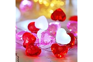 BOHON Valentine Day Decor Fairy Lights String