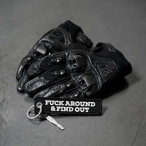 Miniatura 3 de MotoLoot Llavero para motocicletas, scooters, autos y regalos (F Around & Find Out)