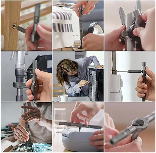 Miniatura 8 de Juego de destornilladores magnéticos 42 en 1, juego de destornilladores de trinquete, juego de destornilladores de trinquete múltiple, juego de