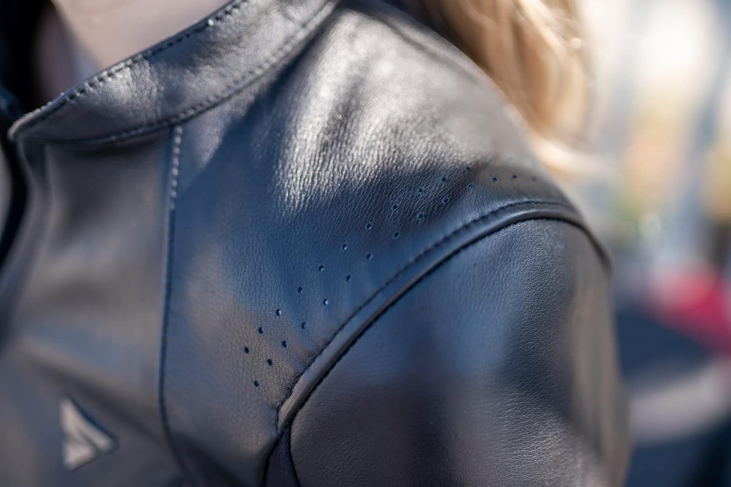 SHIMA MONACO 2.0 Leather Motorcycle Ladies Suit - Black Women Leather Jacket Pants Gloves with Protectors