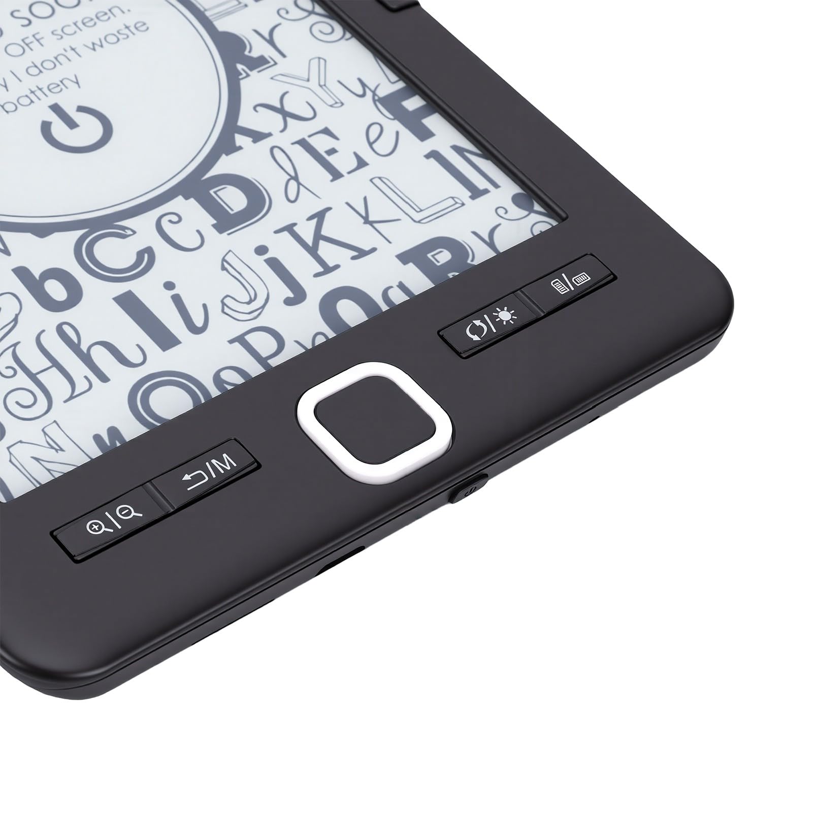 Fockety Lettore Di Ebook Da 6 Pollici Con Schermo A Inchiostro Elettronico, Memoria Integrata Da 16 Gb, Luce Frontale A Luminosità Regolabile E Strumenti Di Annotazione; Dispositivo