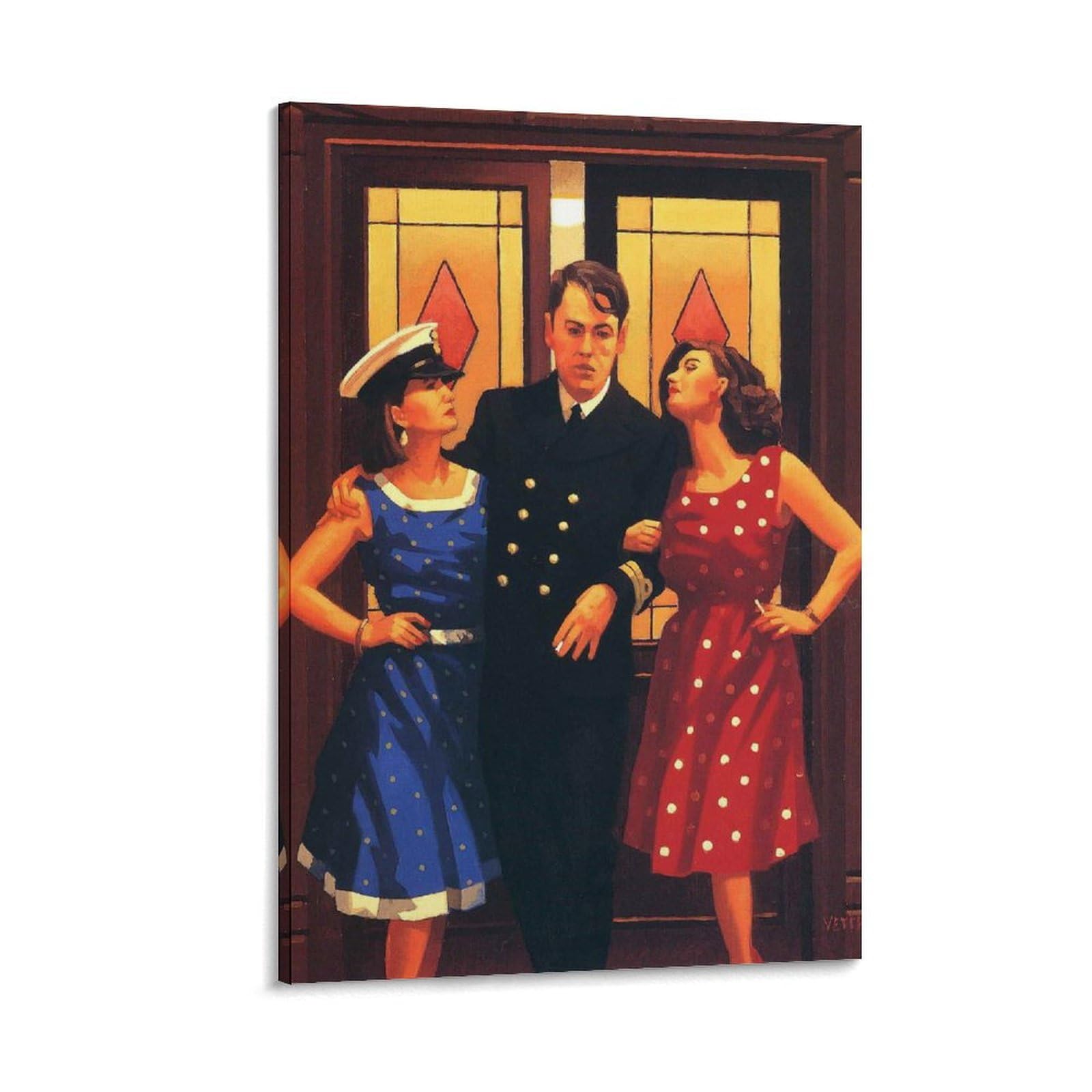 And So to Bed by jack_vettriano Wall Art Prints Poster Wall Art Poster Prints Home Decor Picture Canvas Painting Posters 12x18inch(30x45cm)